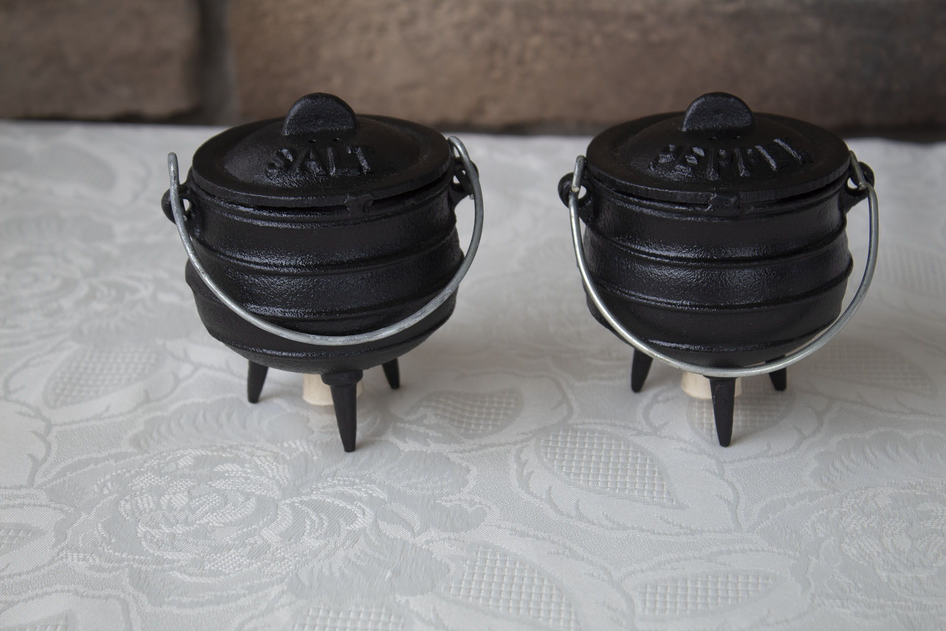 Mini Potjie Salt and Pepper Set